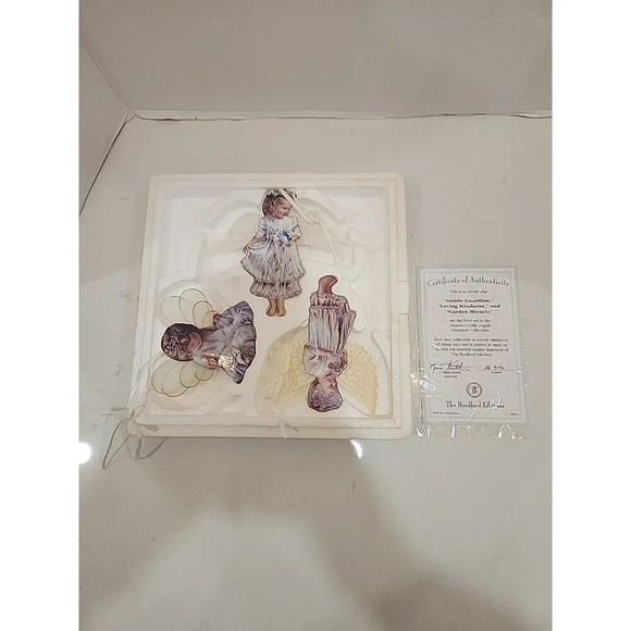 Bradford Editions Ornaments Heaven's Little Angels Dona Gelsinger with COA VTG - Picture 1 of 6